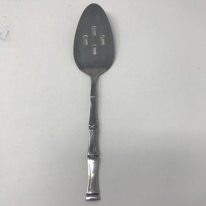 Sunshine Bamboo Stainless Pie Server Flatware Vintage